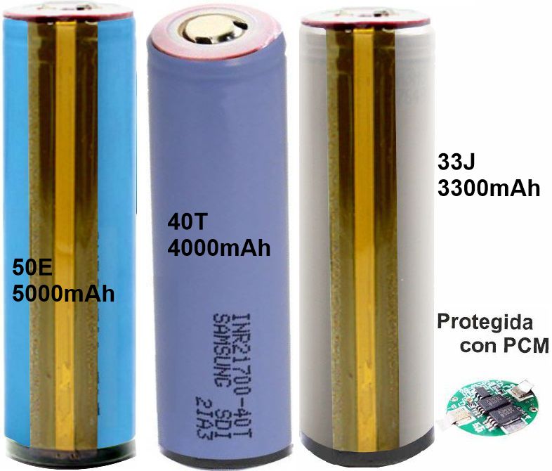 Baterias Samsung 21700